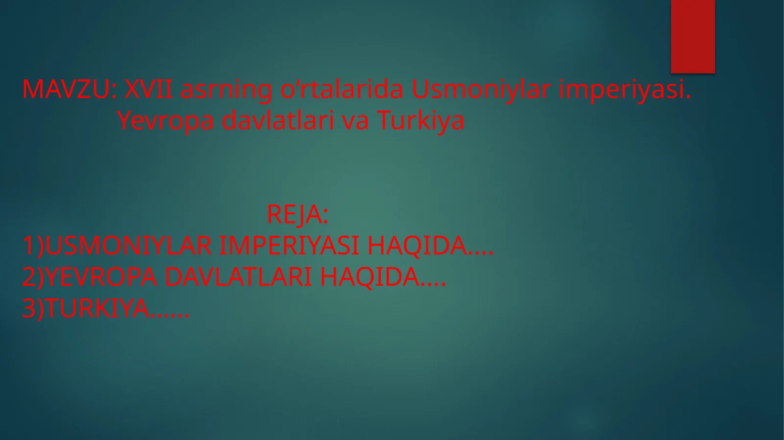 Usmoniylar imperiyasi