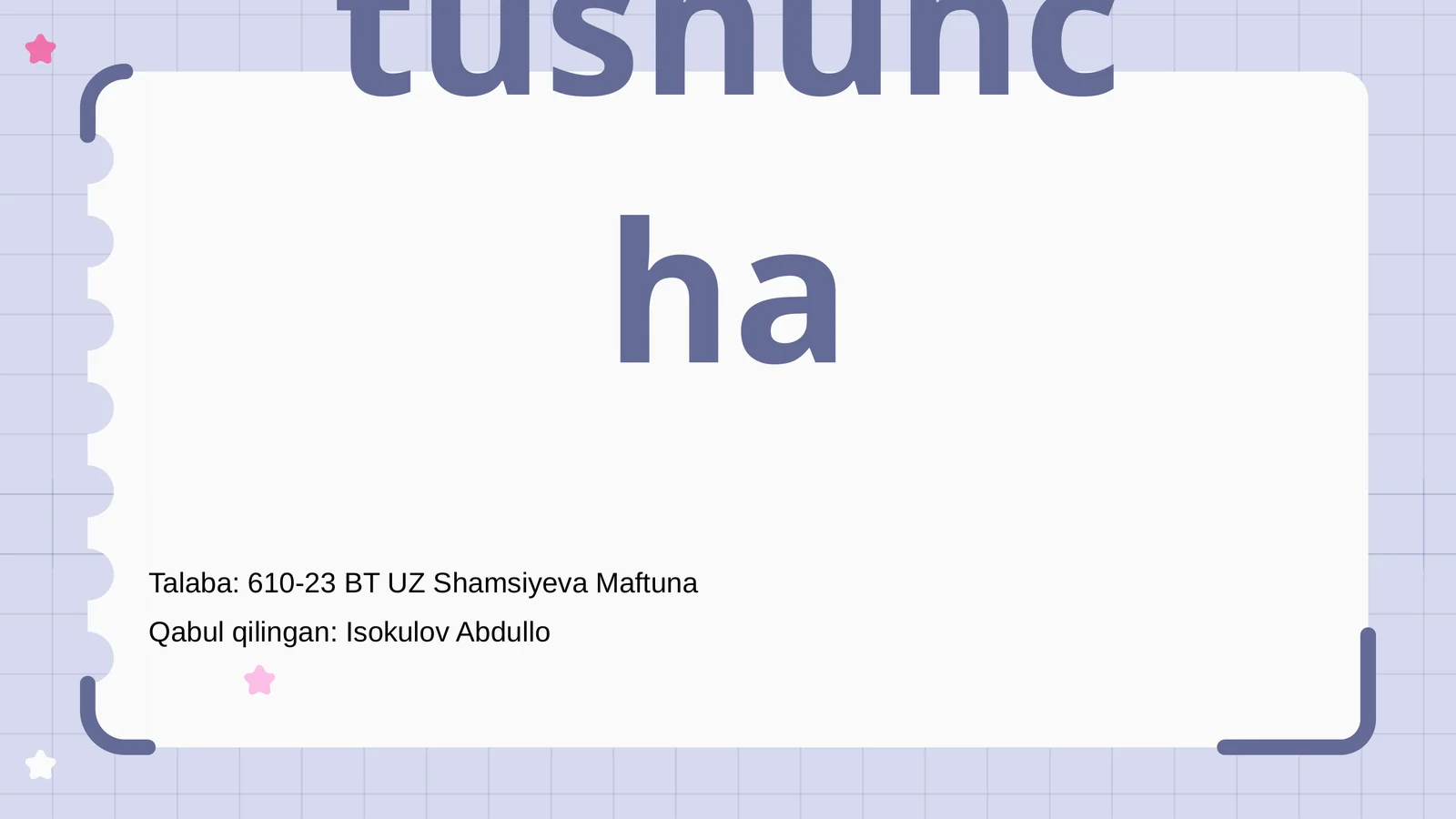 Morfema va morfemika haqida umumiy tushuncha