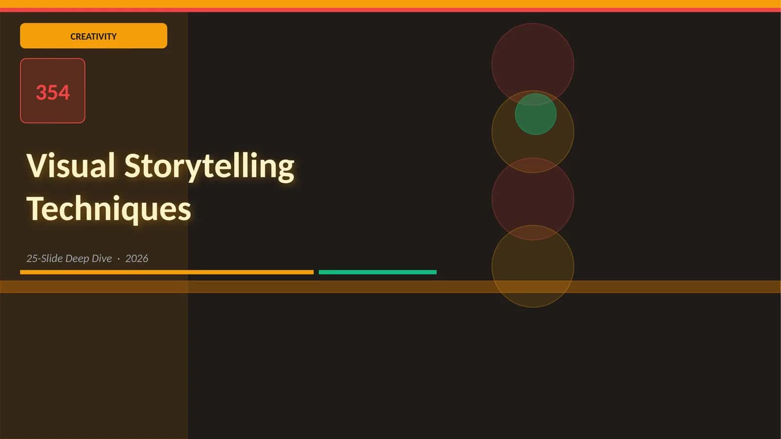 Visual Storytelling Techniques