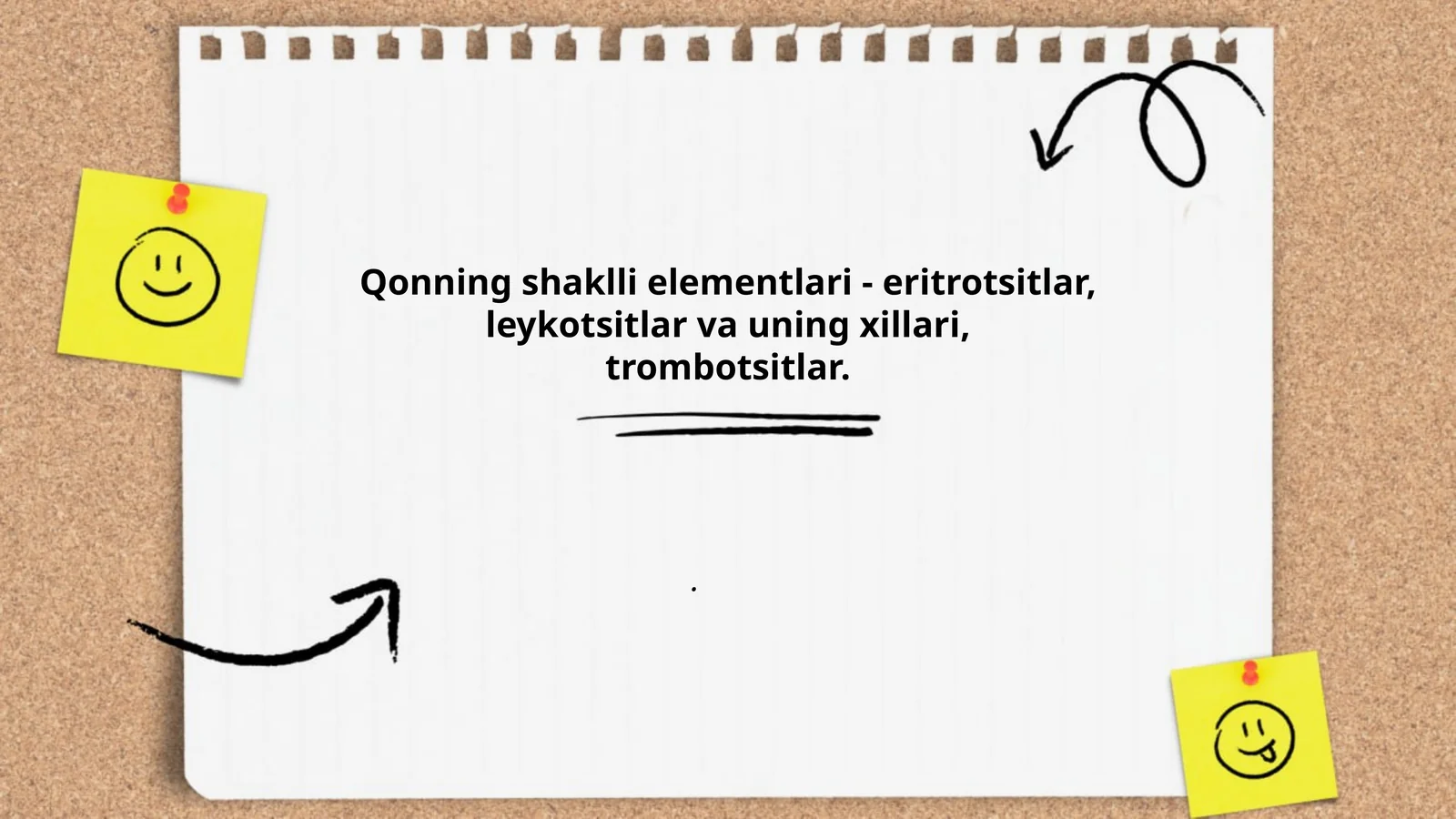 Qonning shaklli elementlari