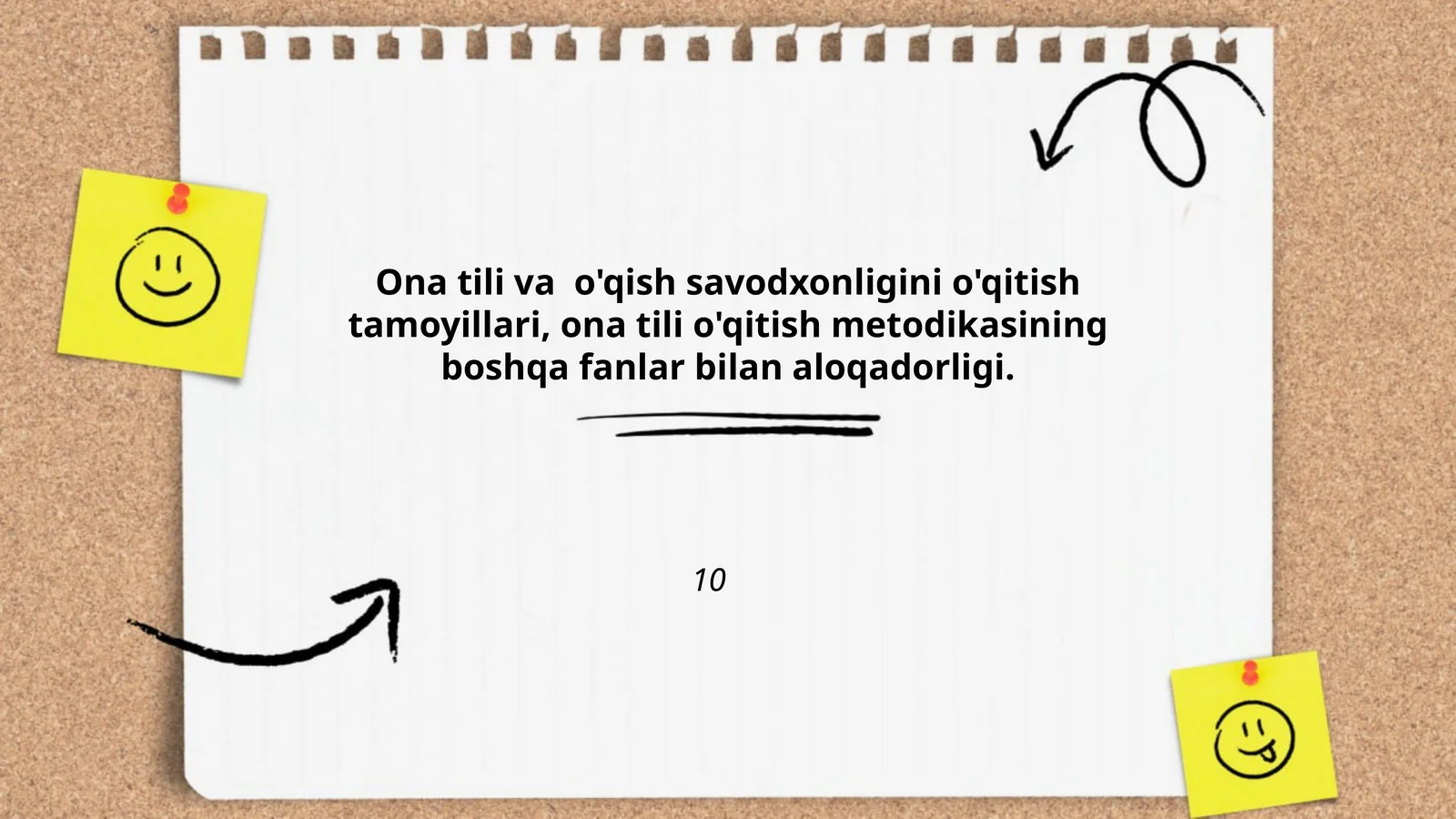Ona tili va o'qish savodxonligini o'qitish tamoyillari