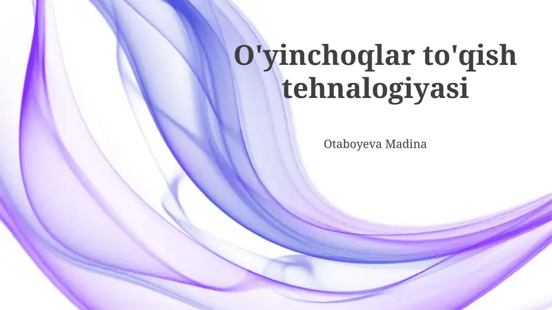 O'yinchoq Trikotaj Texnologiyalari