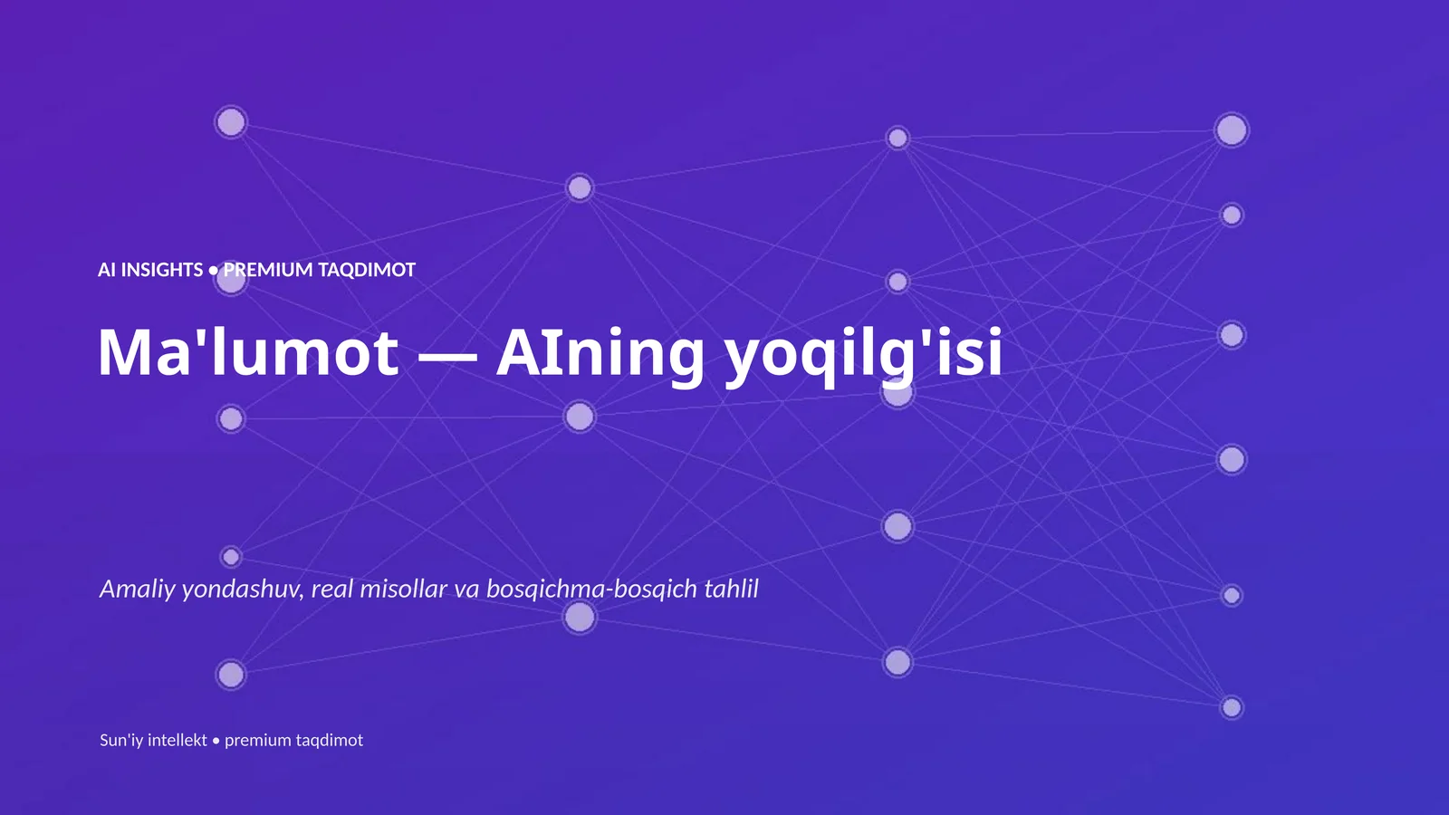 PREMIUM TAQDIMOT
