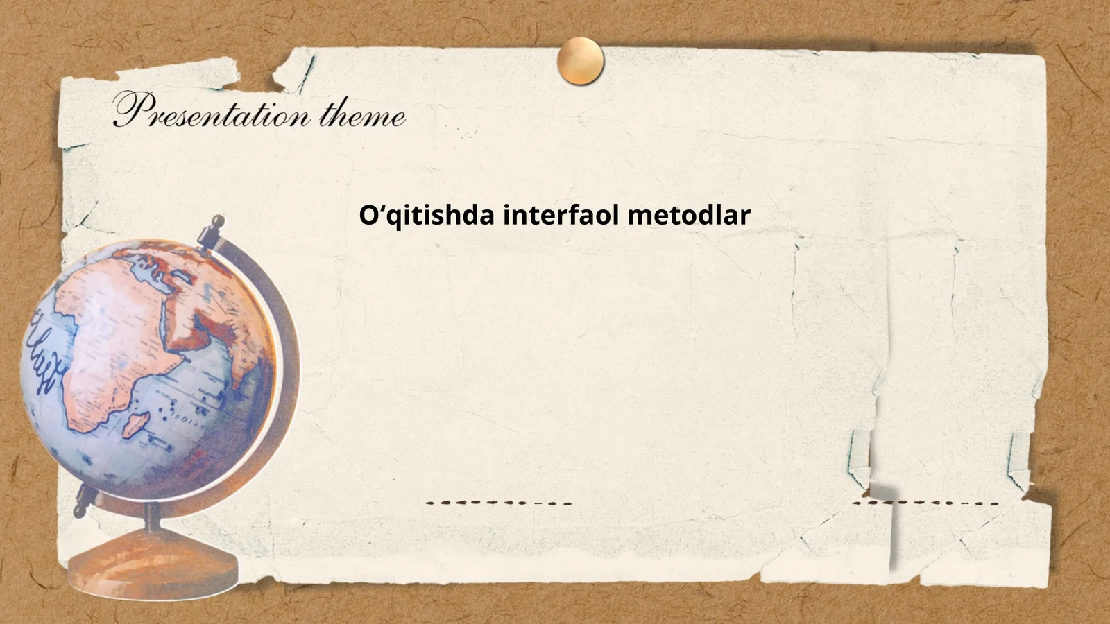 Oʻqitishda interfaol metodlar