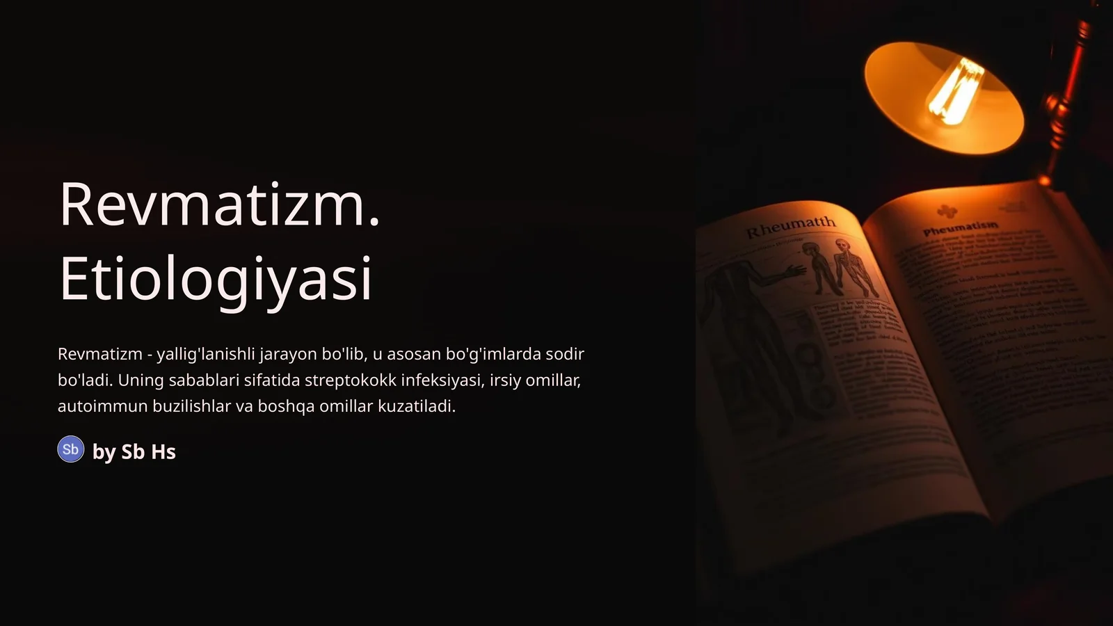 Revmatizm. Etiologiyasi