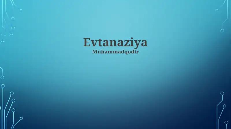 Evtanaziya