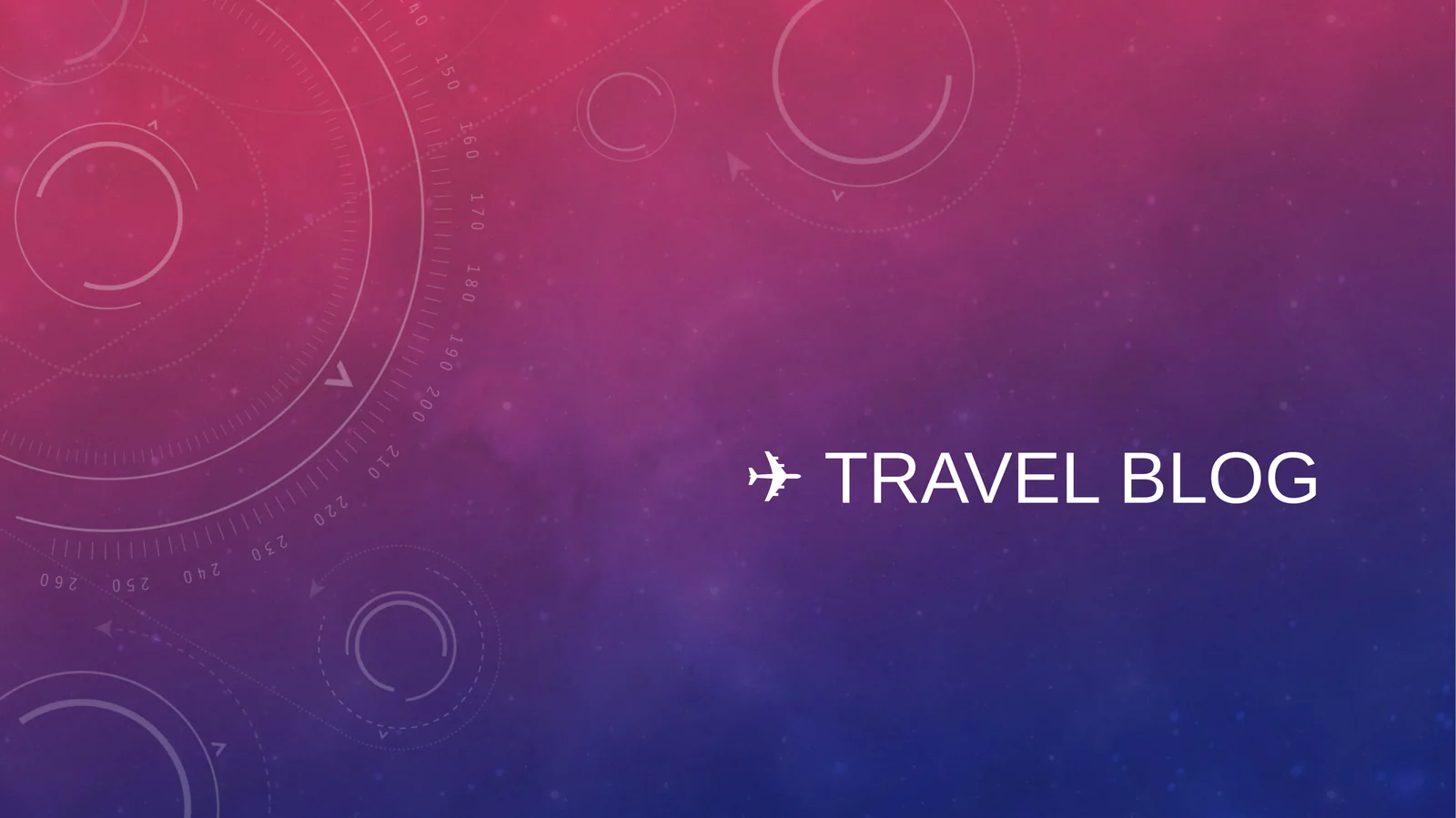 TRAVEL BLOG Taqdimot