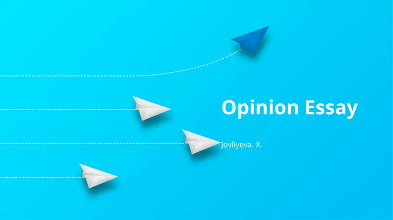 Opinion Essay