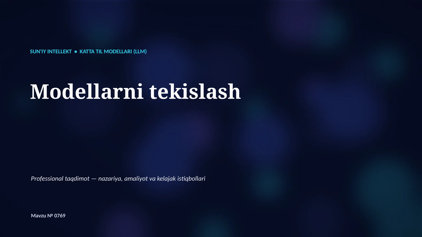 Katta til modellari (LLM)