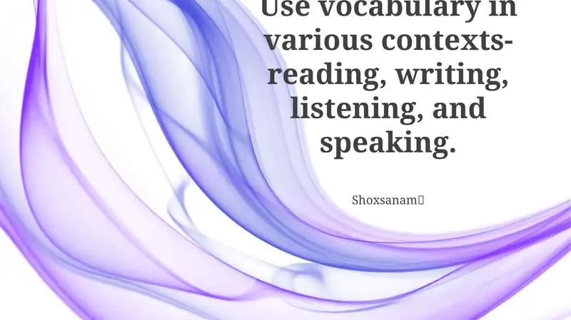 Mastering Written Expression Through Vocabulary