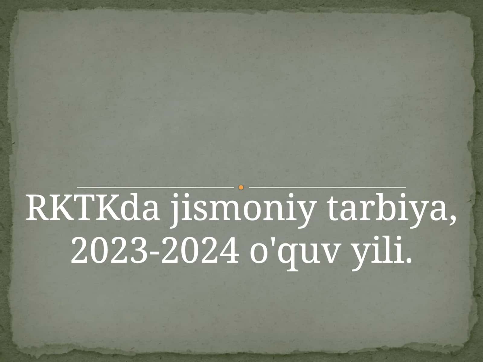 Tibbiyot kollejida jismoniy tarbiya faoliyati