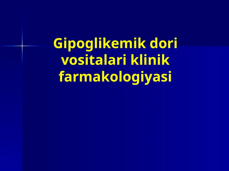 Insulin Preparatlari