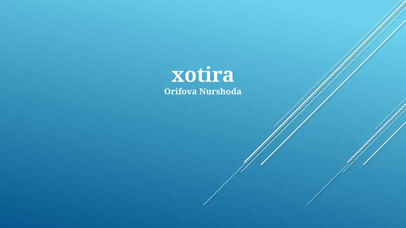Xotira