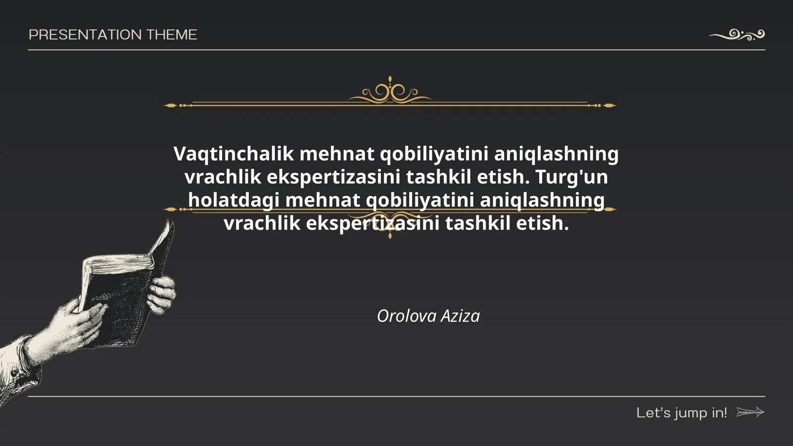 Vaqtinchalik mehnat qobiliyatini aniqlashning vrachlik ekspertizasini tashkil etish