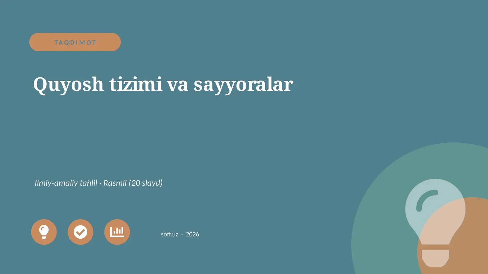 Quyosh tizimi va sayyoralar
