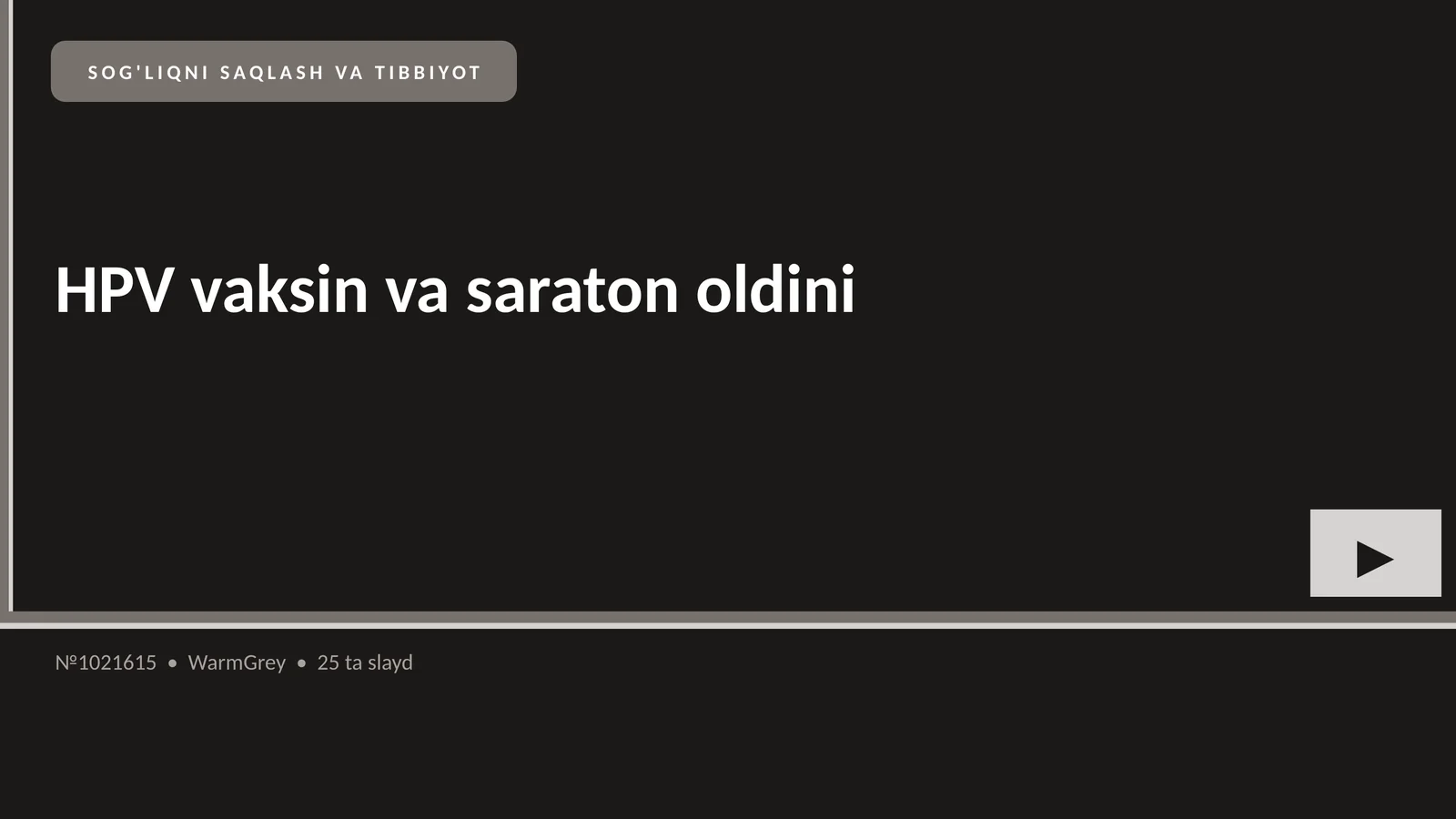 HPV vaksin va saraton oldini