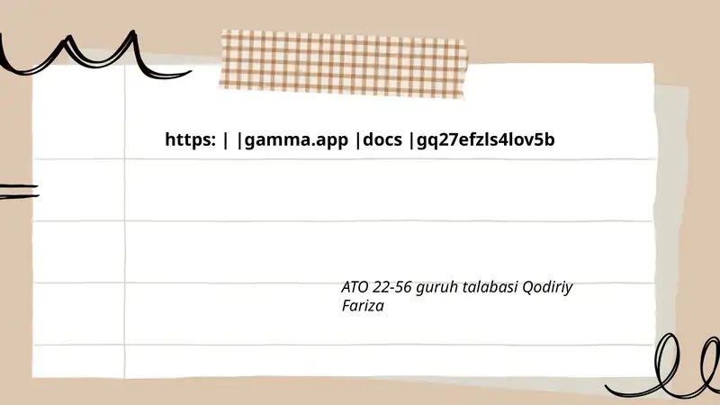Gamma.app-ga kirish va hisob yaratish