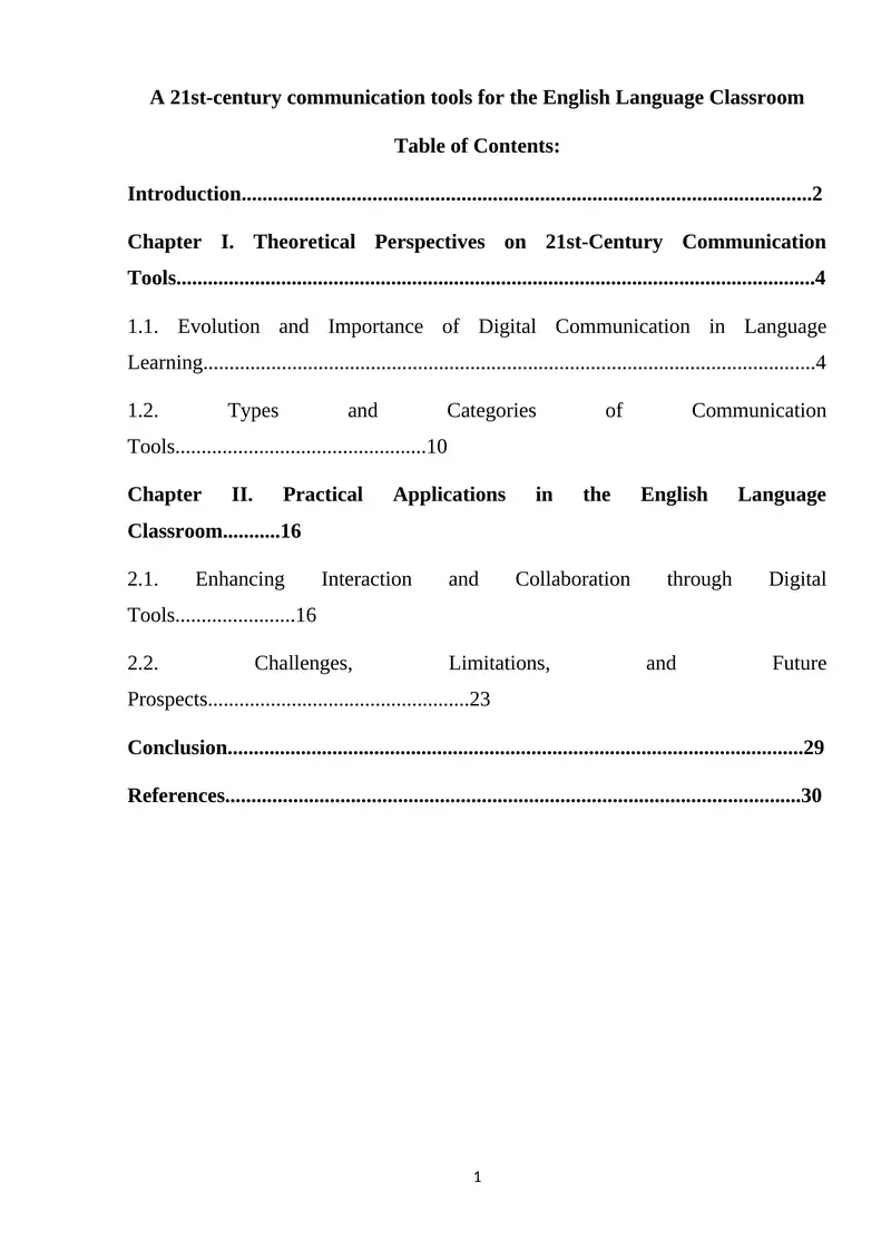 21st-century Communication Tools for the English Language Classroom