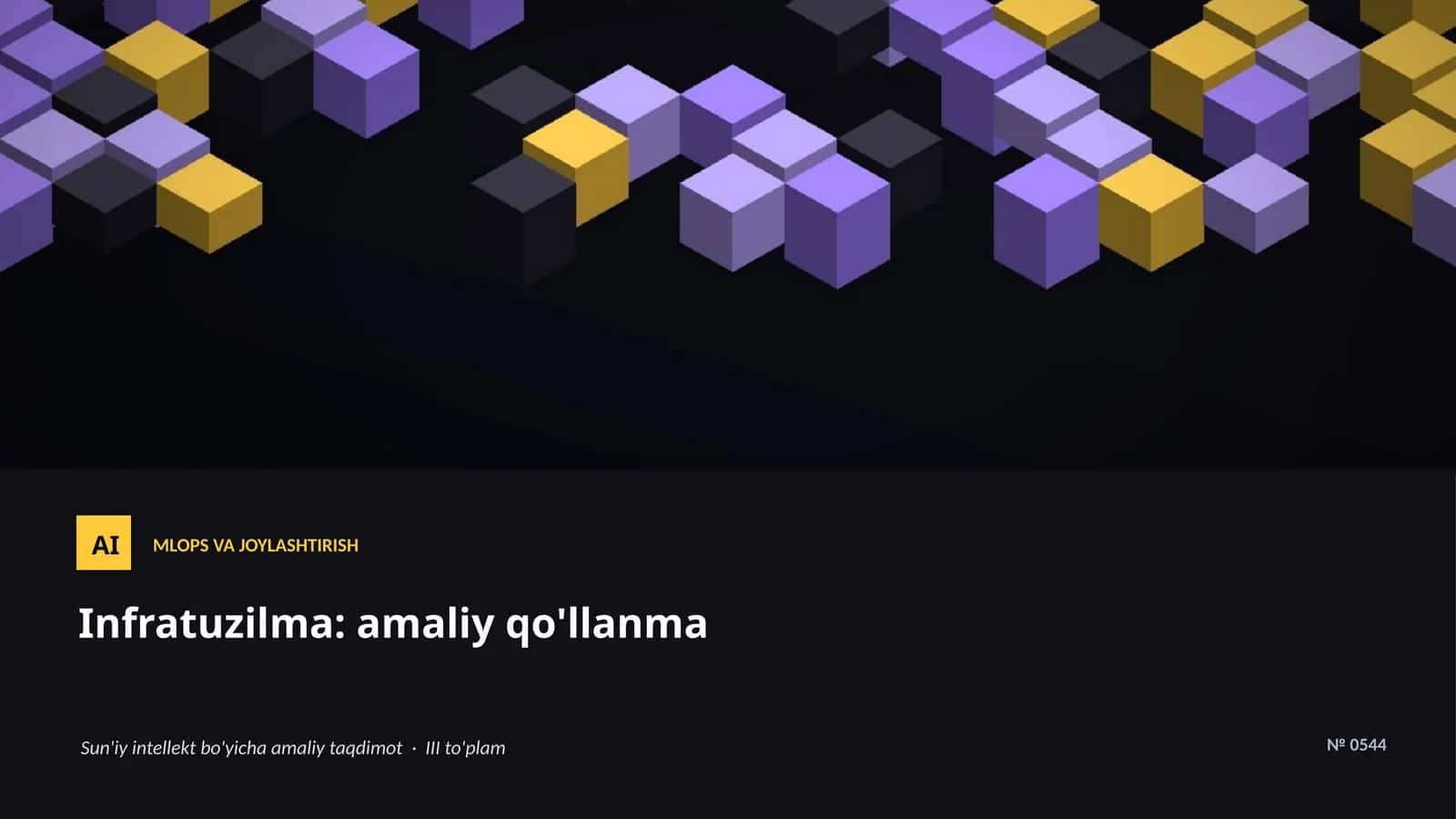 Infratuzilma: amaliy qo'llanma