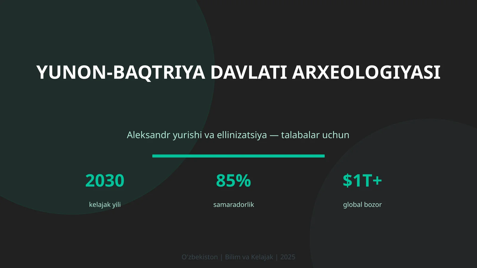 Yunon-Baqtriya davlati arxeologiyasi