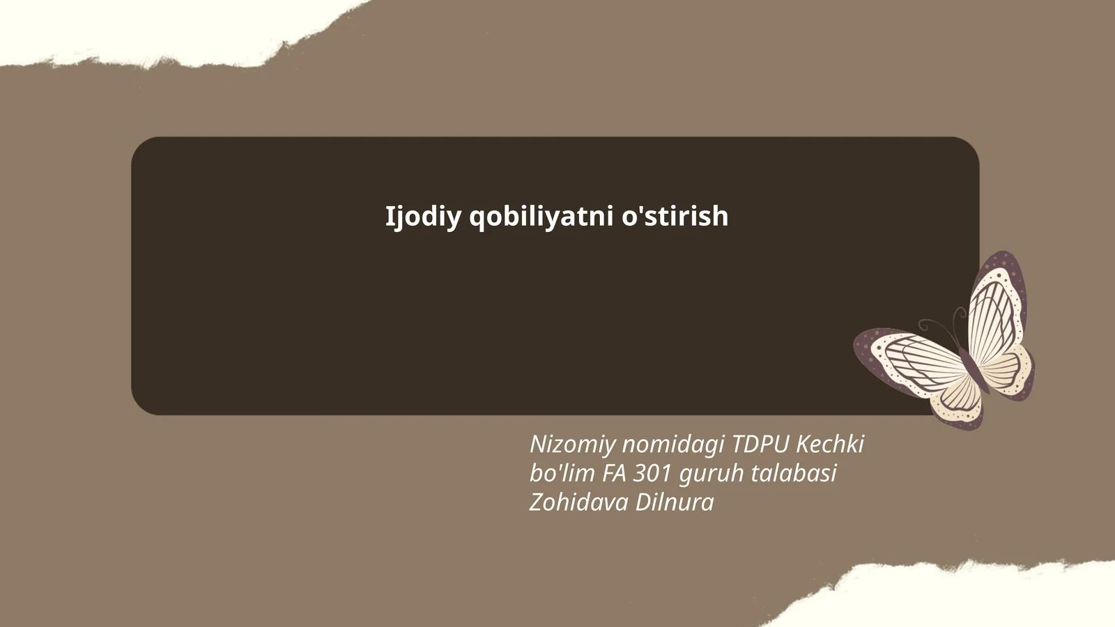 Ijodiy tafakkur usullari
