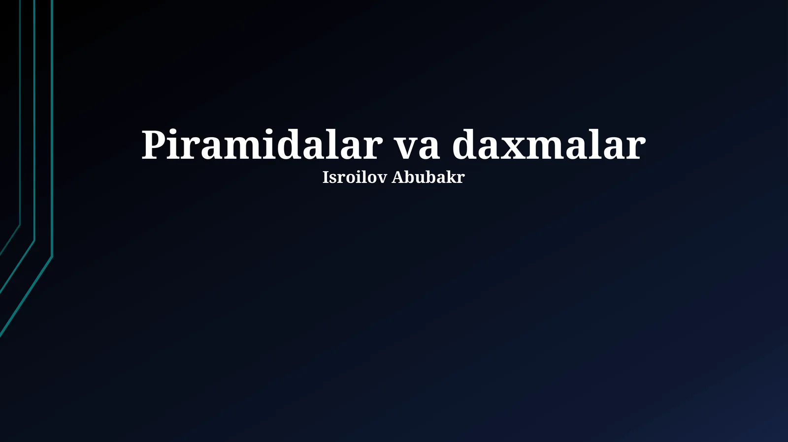 Piramidalar va Kriptalar: Ta'riflar va turlari