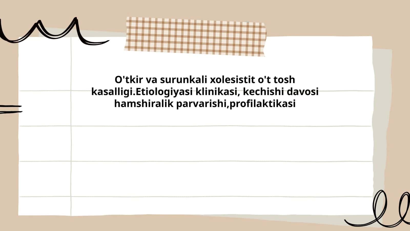 Xoletsistitning etiologiyasi