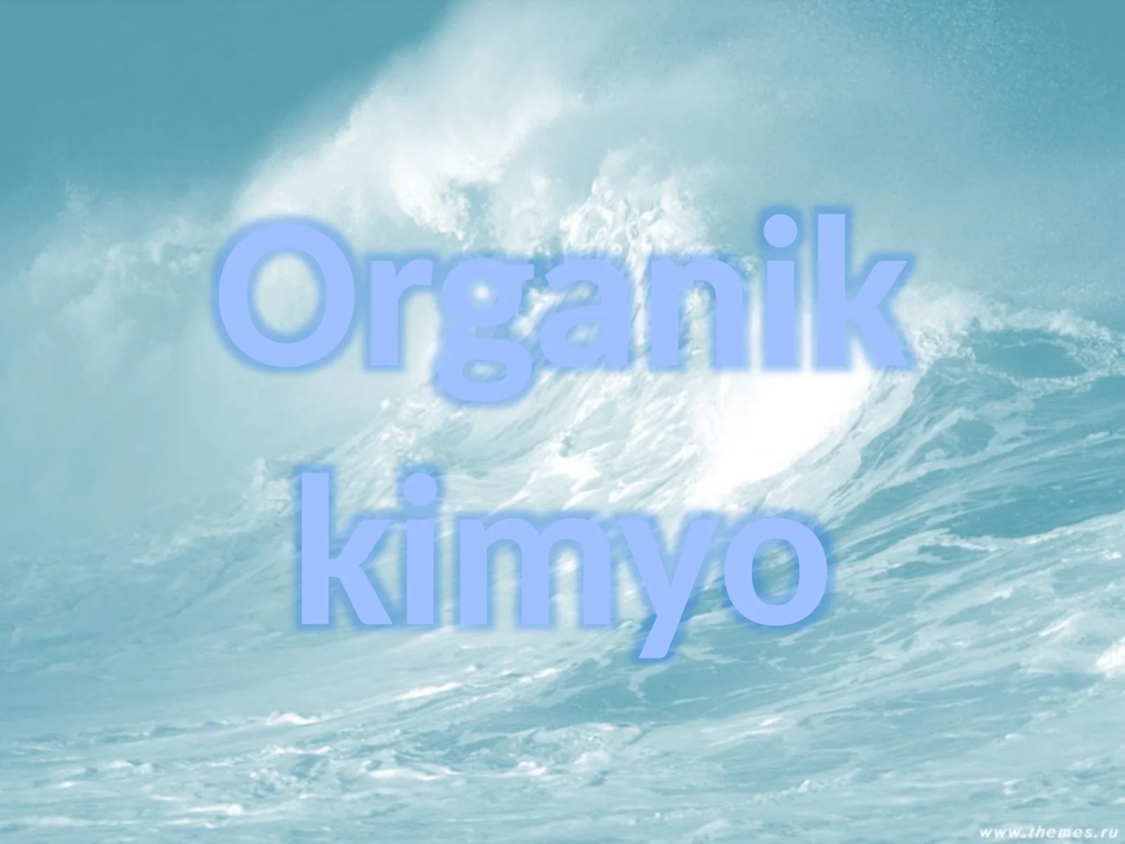 Organikkimyo
