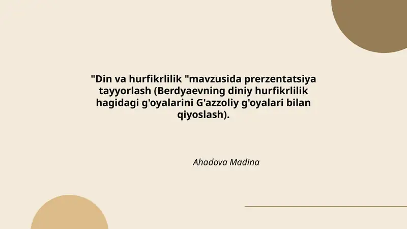 Din va hurfikrlilik