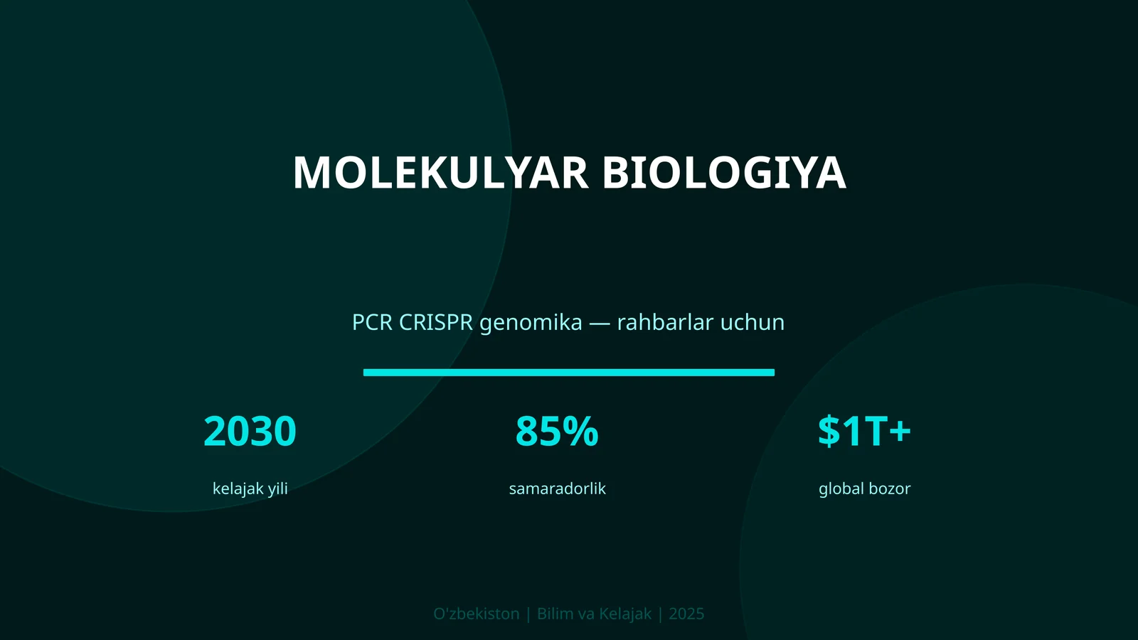 MOLEKULYAR BIOLOGIYA