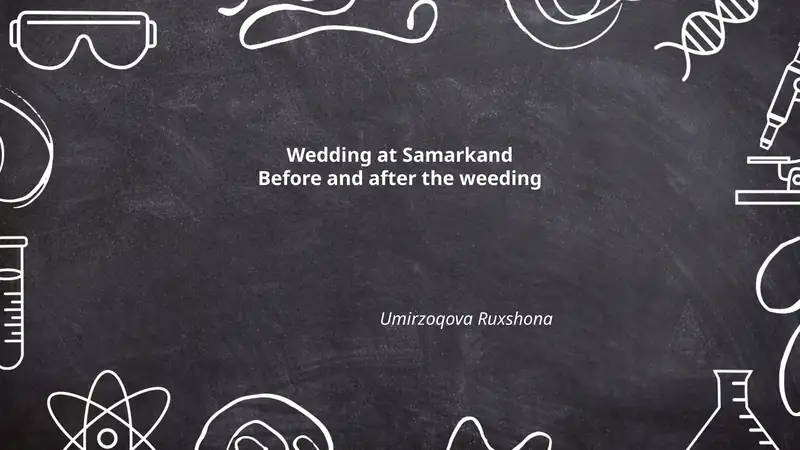 Samarqandda to'yga tayyorgarlik