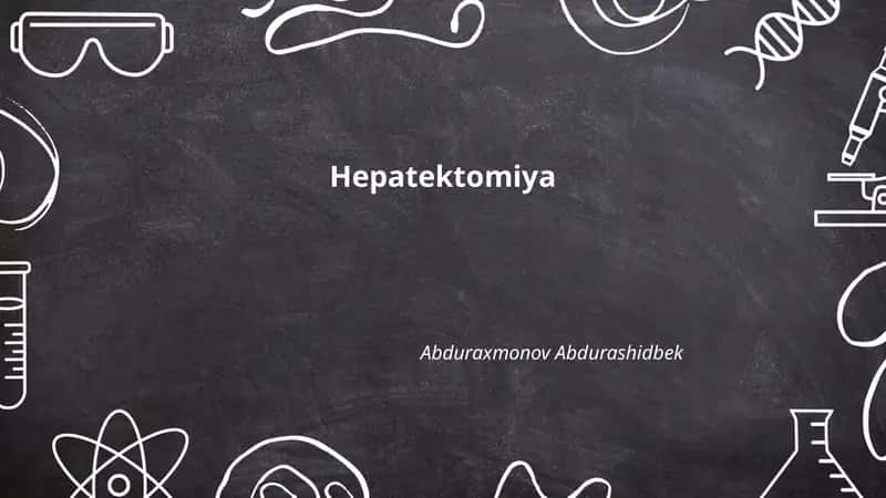 Hepatektomiya