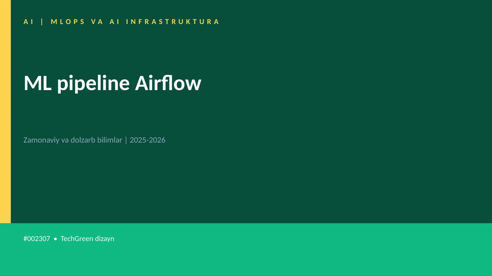 ML pipeline Airflow