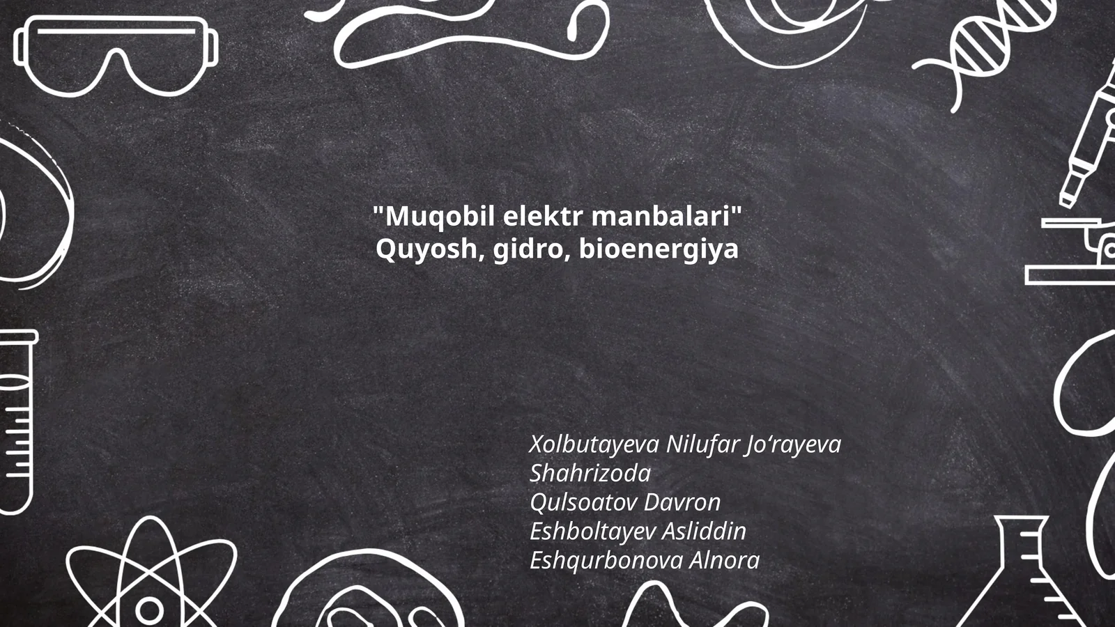 Muqobil elektr manbalari
