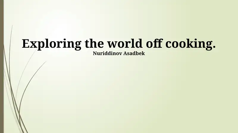 Essential Cooking Techniques