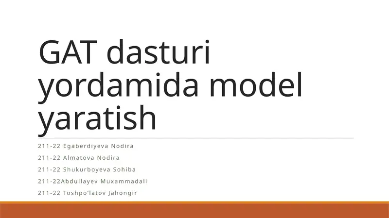 Geografiya axborot tizimlari (GAT) dasturi