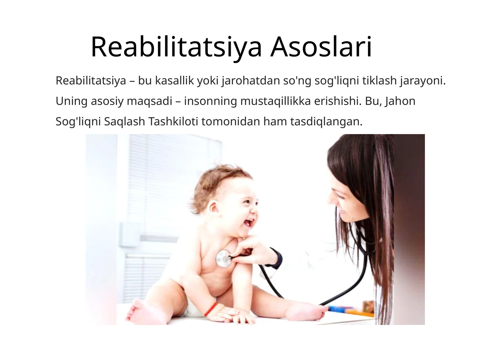 Reabilitatsiya Asoslari