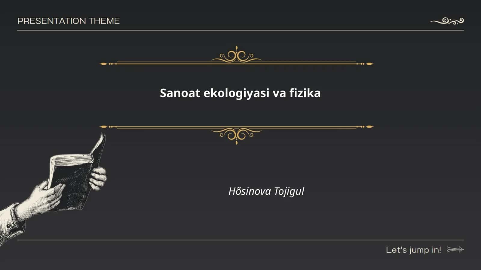 Sanoat ekologiyasi va fizika