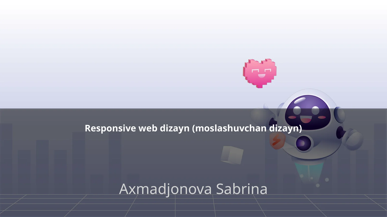 Responsive web dizayn (moslashuvchan dizayn)