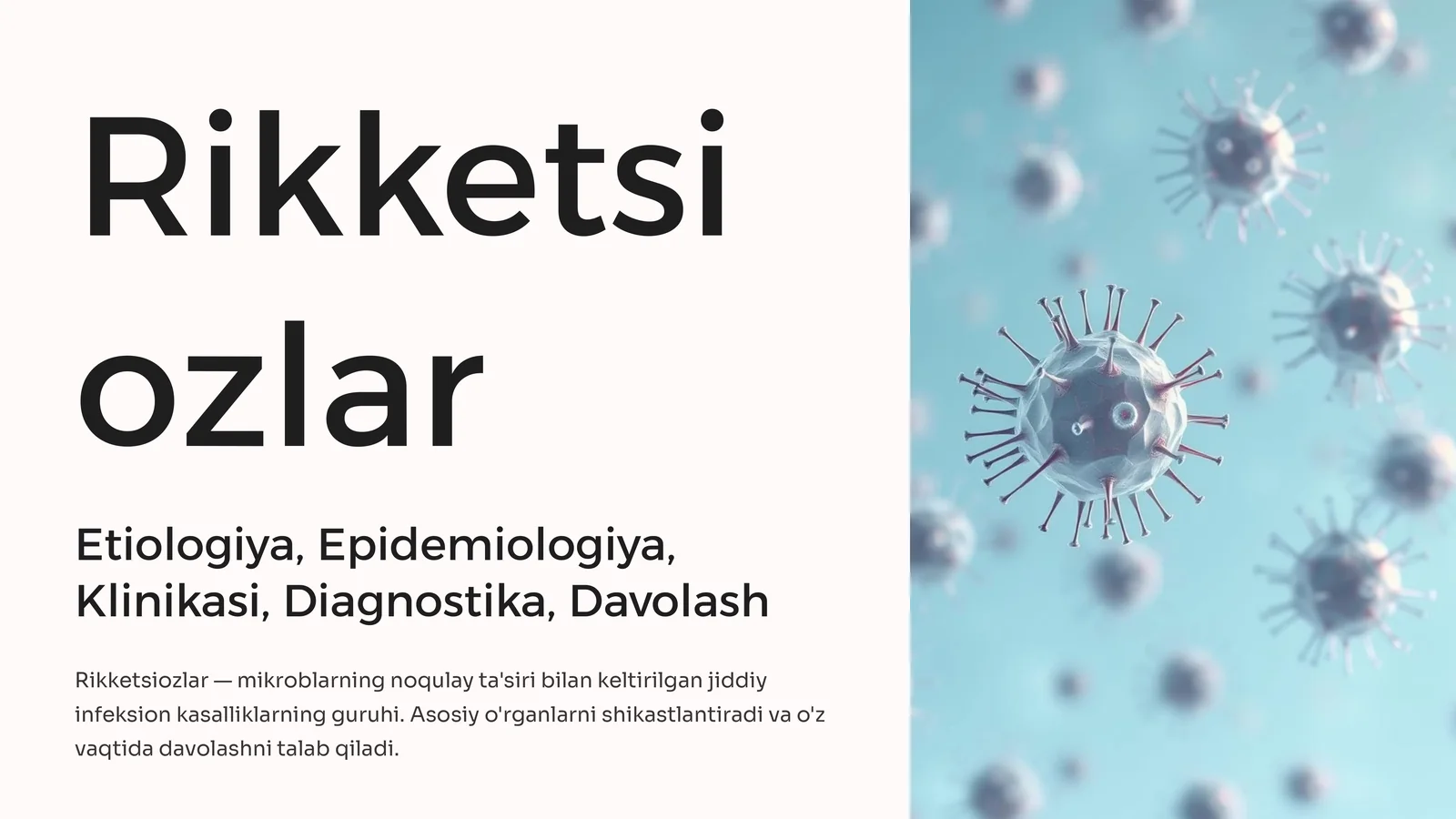Rikketsiozlar