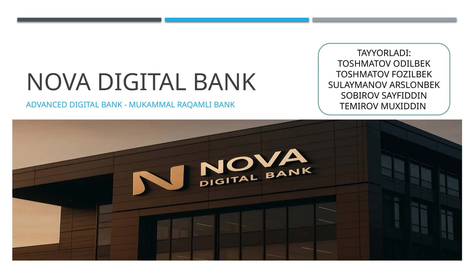 Nova Digital bank
