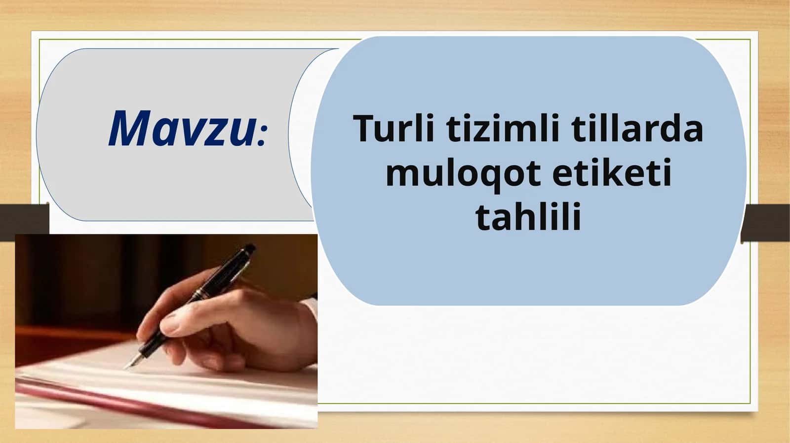 tillarda muloqot etiketi tahlili