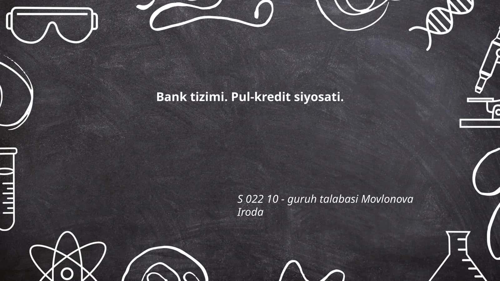 Bank Tizimi