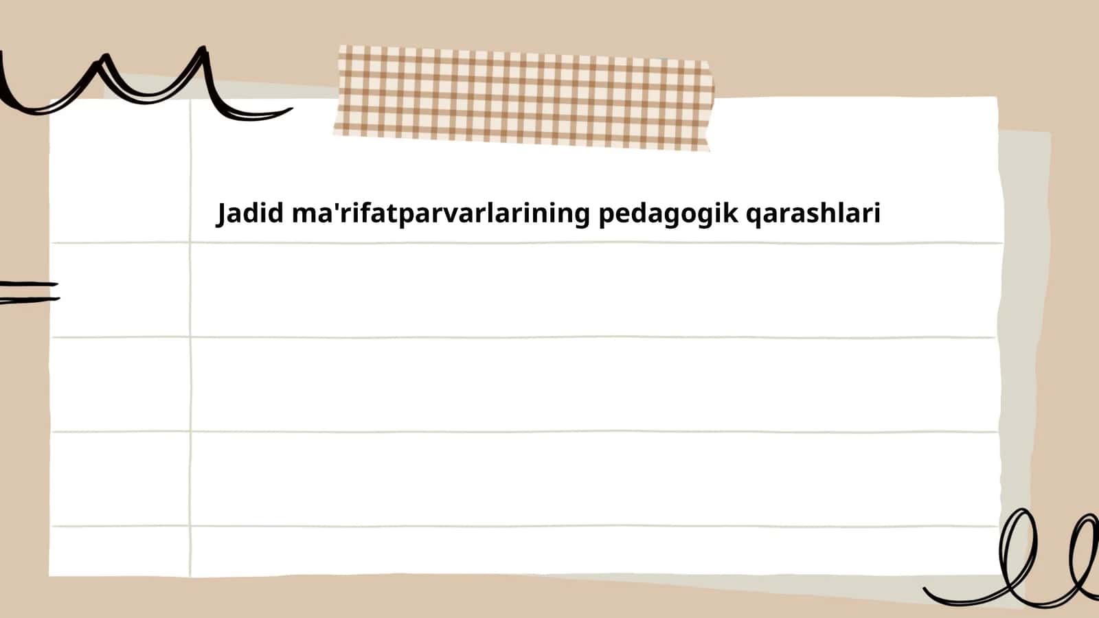 Jadid ma'rifatparvarlarining pedagogik qarashlari