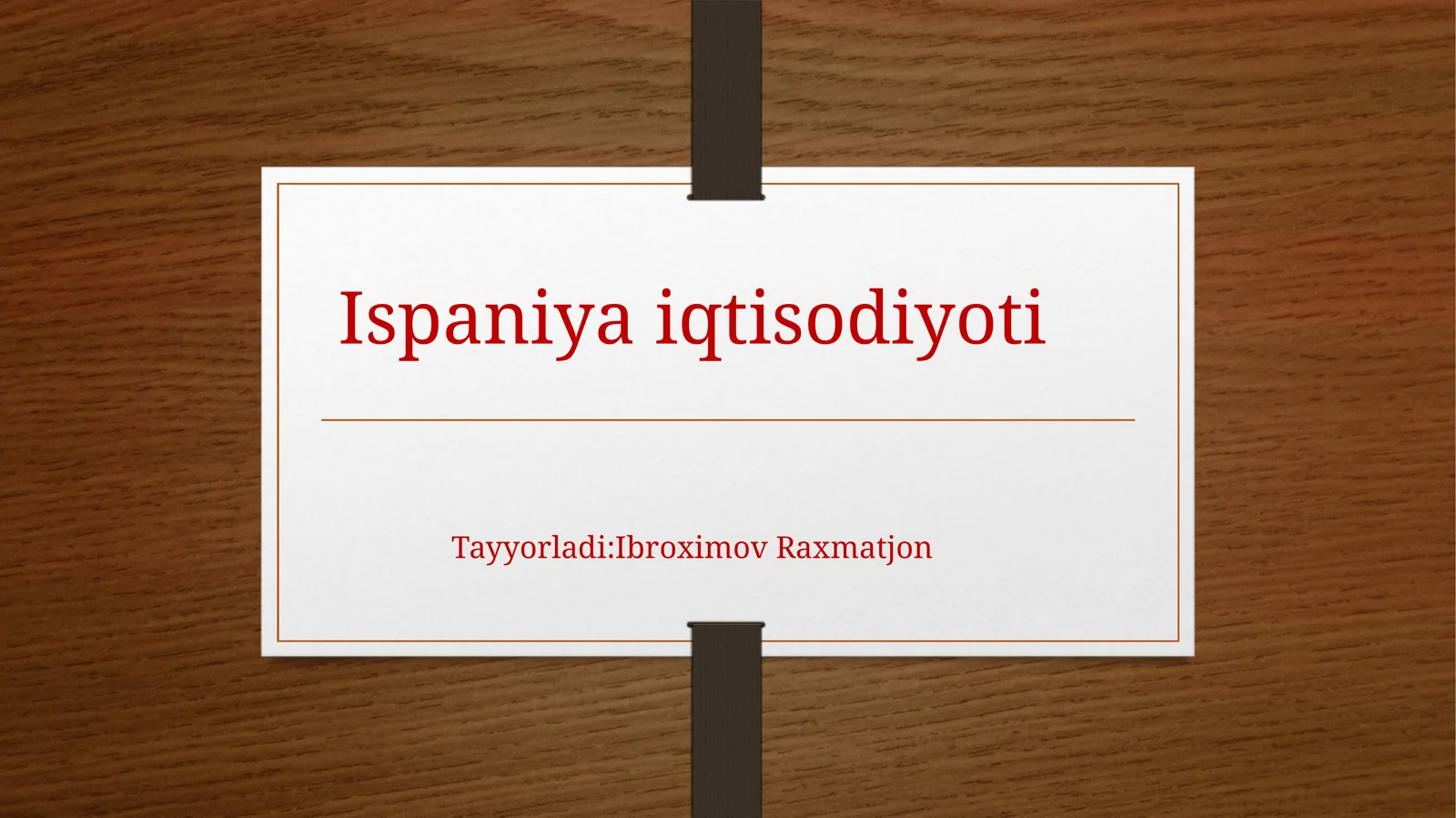 Ispaniya iqtisodiyoti