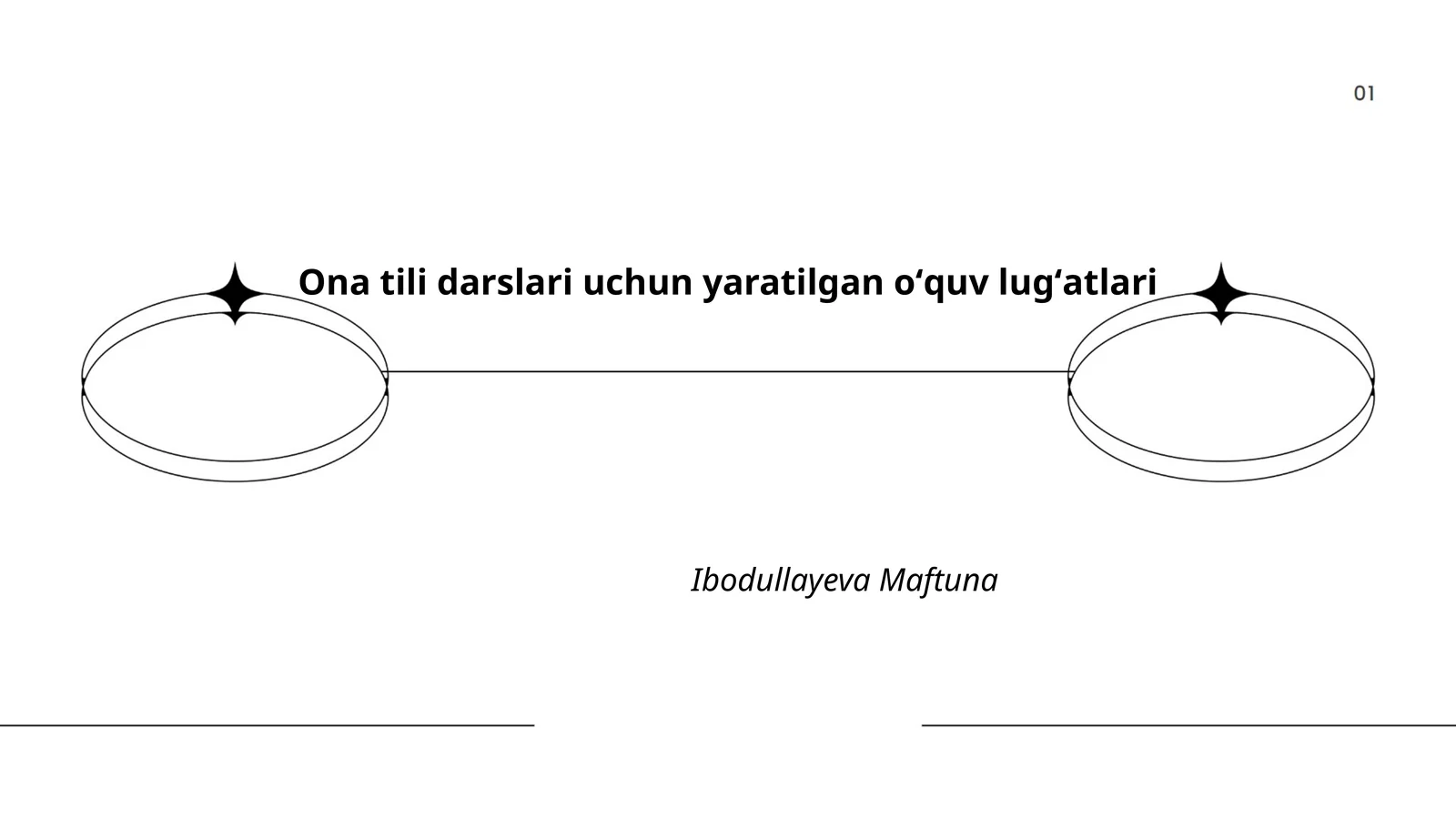Ona tili darslari uchun yaratilgan oʻquv lugʻatlari