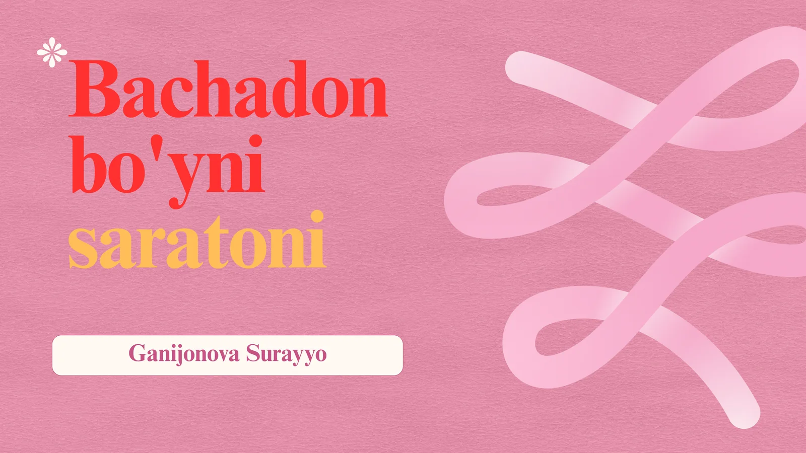 Bachadon bo'yni saratoniga