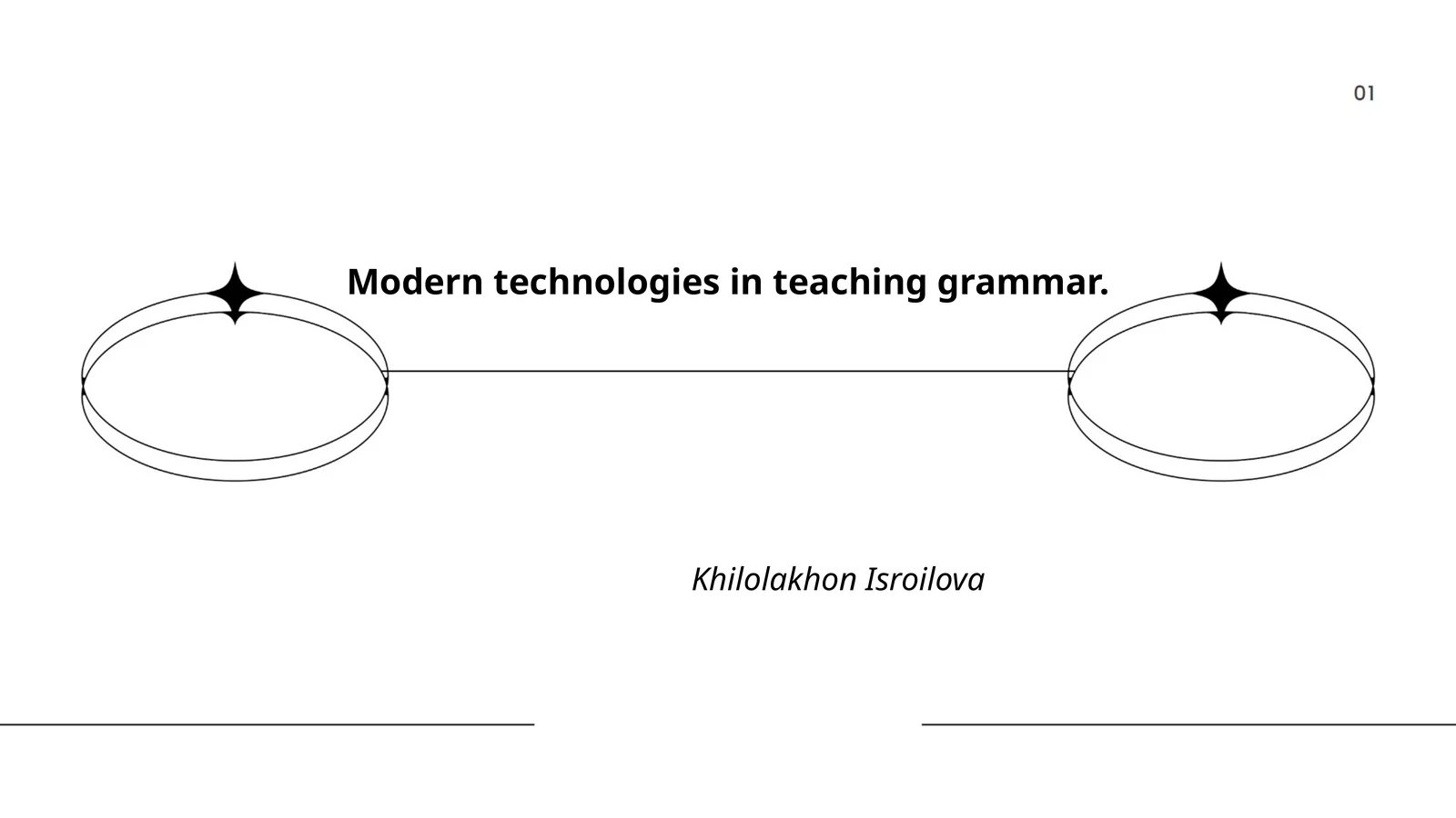 Modern technologies in teaching grammar