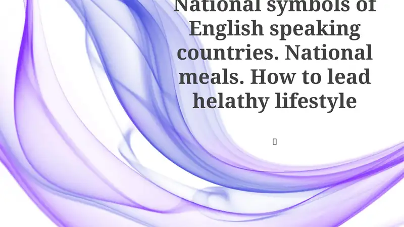 National Symbols of English-Speaking Countries