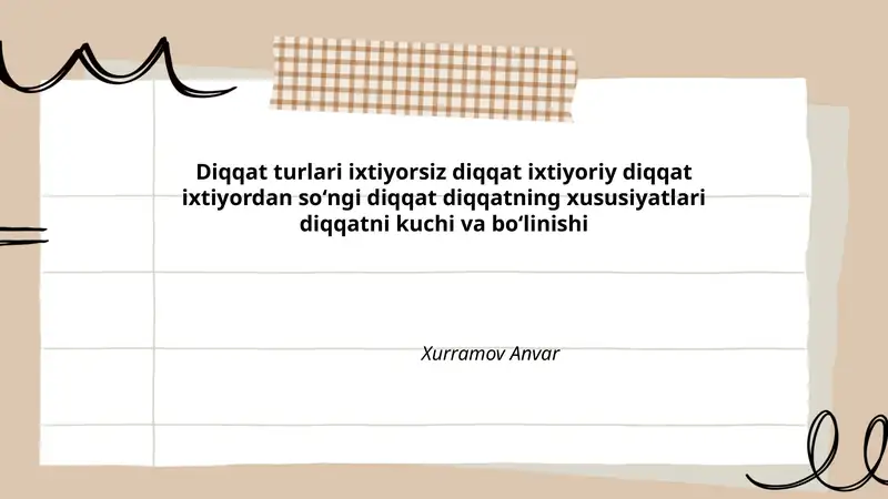 Diqqat turlari